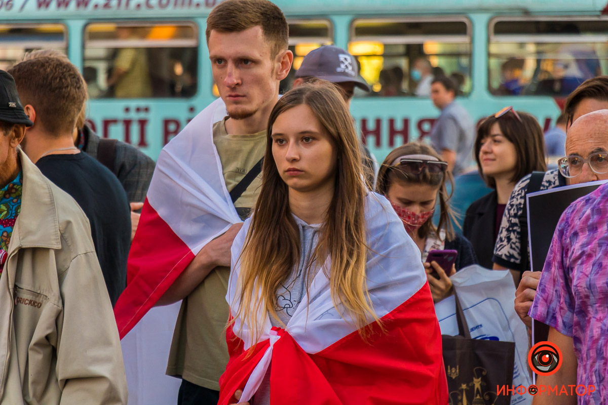 Среди митингующих были и те, кто жил в Беларуси
