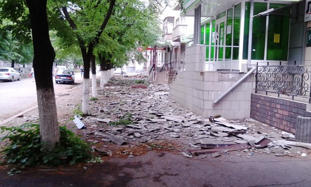 Разрушенный полупустой Славянск. Фоторепортаж / Гордон