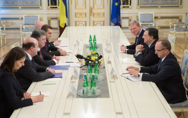 Встреча с президентом Европейской Комиссии. Фото: president.gov.ua