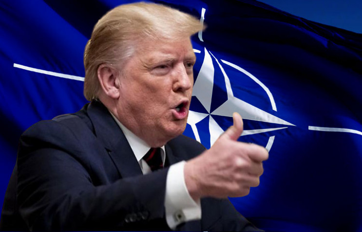 Скандалы сми. НАТО деньги Трамп арт.