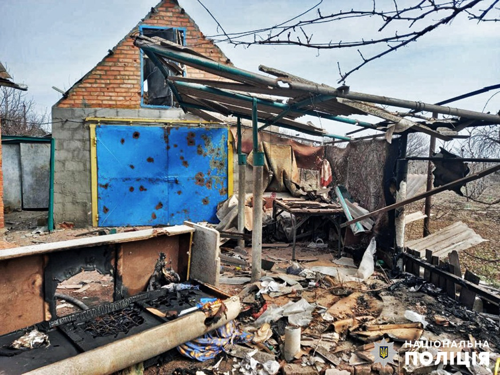Поліція показала наслідки ворожих ударів по території Запорізької області (Фото)