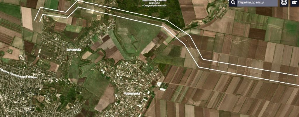 Росіяни вирили мегаокоп протяжністю 70 кілометрів у Запорізькій області (супутникові знімки)
