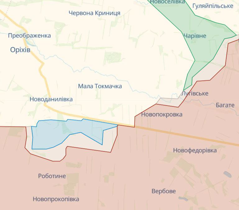 Україна продовжує наступальну операцію на Мелітопольському та Бердянському напрямках
